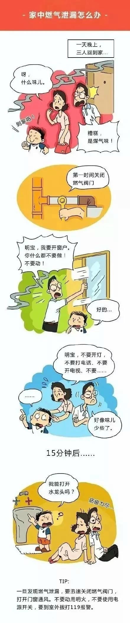 漲知識丨一組漫畫讓你學會消防安全常識